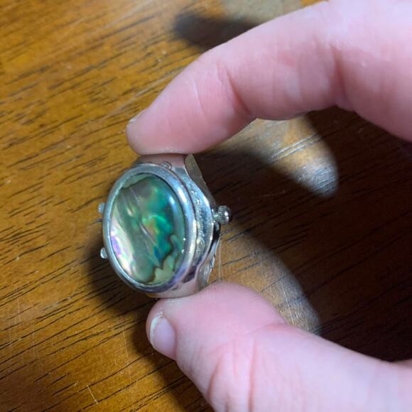 Strada Ring Watch with Green Accents - Picture 2 of 3